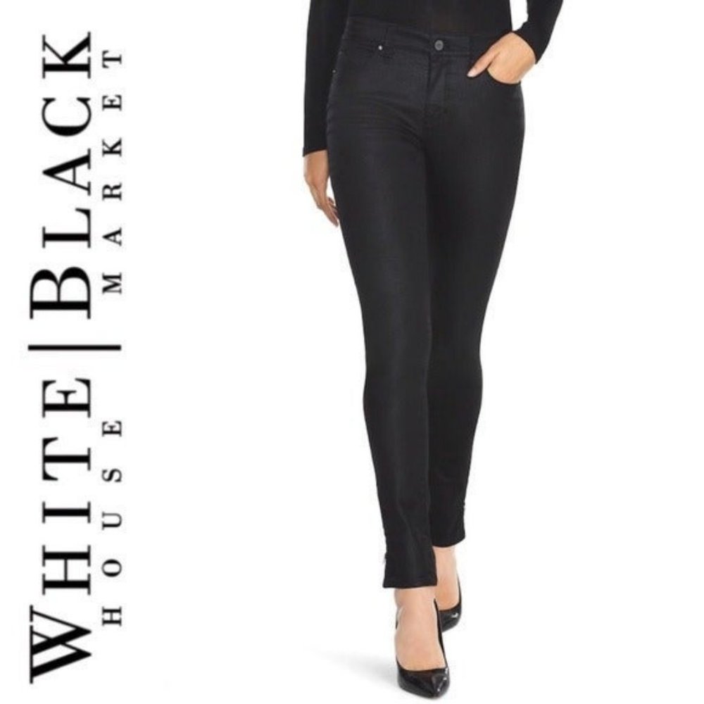 White House Black Market Coated Jeans